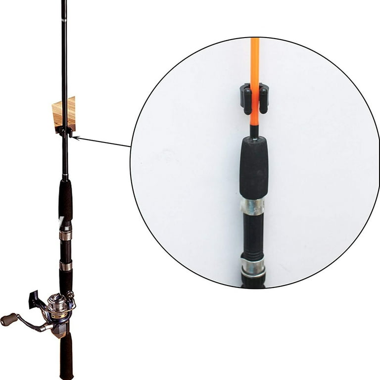 20pcs Fishing Rod Holder Plastic Club Clip Pole Storage Rack Tip