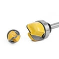thumbnail image 5 of 3Pcs Deep Round-Bottom Router Bits Set Yellow, 1/4'' Shank, Ideal for Precision Woodworking, 5 of 7