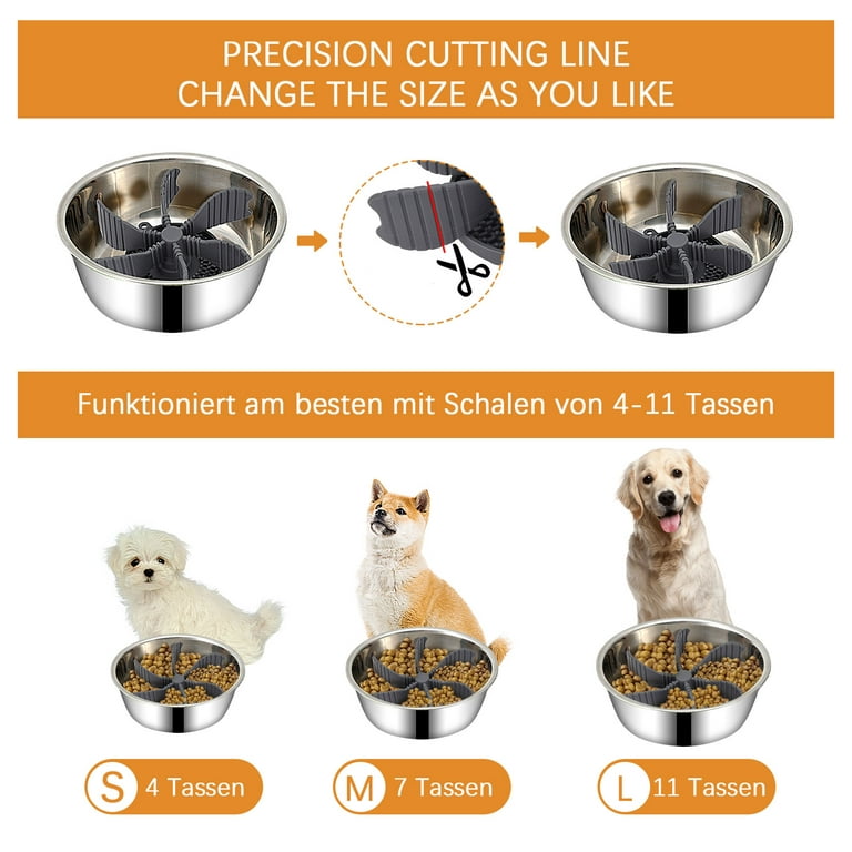  Slow Feeder Dog Bowls for Large Dogs Anti-Chocking