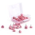 thumbnail image 2 of En Forma de Corazon 100 Unids Calidad de Plastico Junta de Corcho de Seguridad Color Push Pins Rosa, 2 of 5