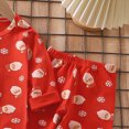 thumbnail image 6 of NOLDARES Newborn Infant Baby Girl Clothes Outfits Fall Winter Long Sleeve Sweatshirts Pants Cute Baby Girl Outfits Set(Red,5-6 Y), 6 of 6