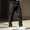 Black, variant on Men's Cargo Pants Water Resistant Ripstop Outdoor Quick Dry Hiking Work Pants with Pockets(No Belt)