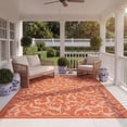 thumbnail image 4 of Safavieh Courtyard Kevin Floral Indoor/Outdoor Area Rug, Terracotta/Natural, 6'7" x 9'6", 4 of 15