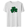 thumbnail image 4 of QIPOPIQ T-Shirts à Manches Courtes pour Femmes à Col Rond St. Patrick's Day T-Shirts T-Shirt Trèfle T-Shirt Vert Hauts St Patricks Day T-Shirts T-Shirt Ample T-Shirts de Vacances T-Shirts Graphiques Aubaines, 4 of 4