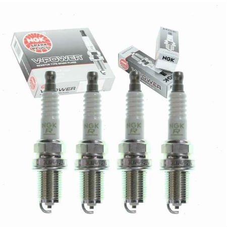 Pack of 4 NGK V-Power Copper Spark Plug OEM Replacement For Acura Integra 1.7 1.8 1.7L 1.8L L4 1992 1993 1994 1995 1996 1997 1998 1999 2000 2001 92 93 94 95 96 97 98 99 00 01