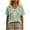 Green, variant on AVTOIFY Summer Womens Blouses Dressy Casual, Women's Fashion Casual Comfortable Printed Short Sleeved V-Neck T-Shirt Blouse Orange S