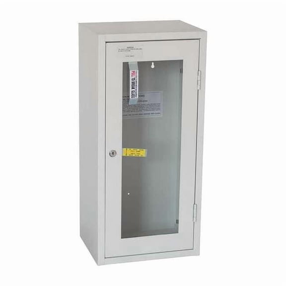 Fire Extinguisher Cabinet, Surface Mount, 25 9/16 in Height, 20 lb
