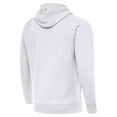 thumbnail image 3 of Men's Antigua White Los Angeles Chargers Brushed Carbon Victory Pullover Hoodie, 3 of 4