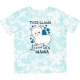 thumbnail image 3 of Inktastic This Llama Loves His Mama with Blue Hearts Boys Toddler T-Shirt, 3 of 5