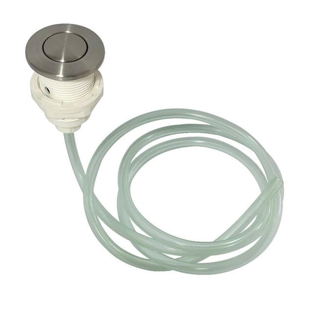 Kingston Brass KA318 Gourmetier Disposal Air Switch Button, Brushed Nickel
