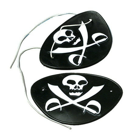 Skull and Crossed Sword Pirate Eye Patches