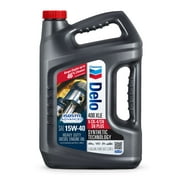 Chevron Delo 400 XLE Synthetic Blend Diesel Motor Oil CK-4, 15W-40, 2.5 Gallon
