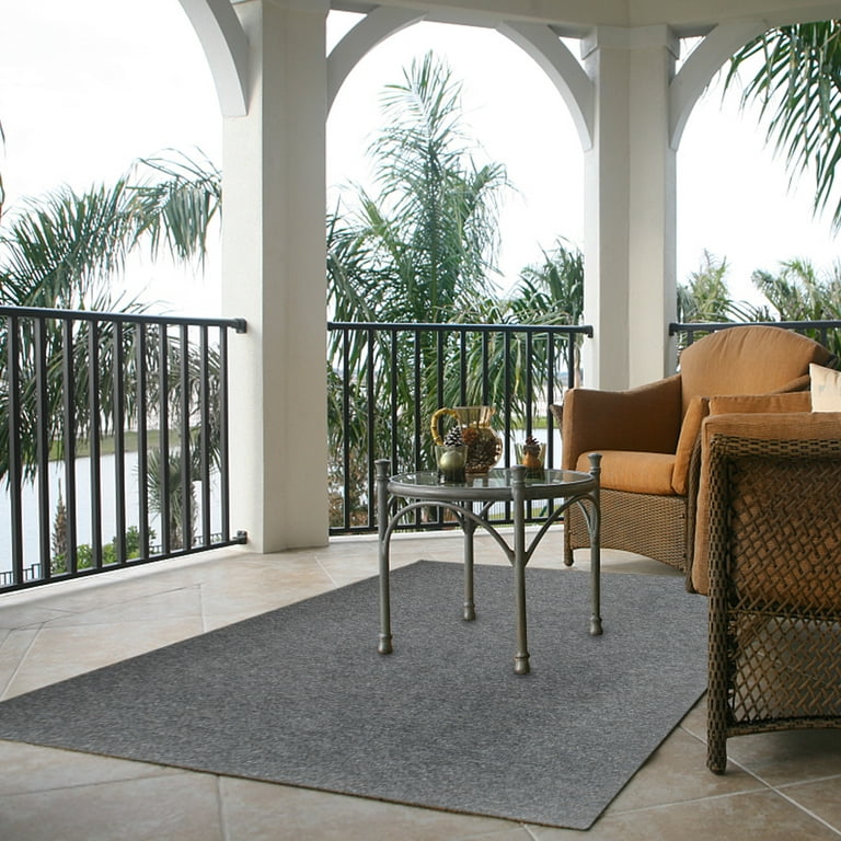 VEVOR Boat Carpet 6x39' Indoor Outdoor Marine Carpet Rug - Size Optional -  32 oz. waterproof patio Anti-slide rug, Gray