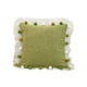 thumbnail image 2 of Funda de almohada de flores bordadas en verde - Cojín de sofá de poliéster de 45x45 cm para salón, 1 pc, 2 of 5