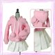 thumbnail image 3 of Moda Y Plisada Blanca Con Capucha Rosa Para Ball Jointed Doll Dress Up, 3 of 7