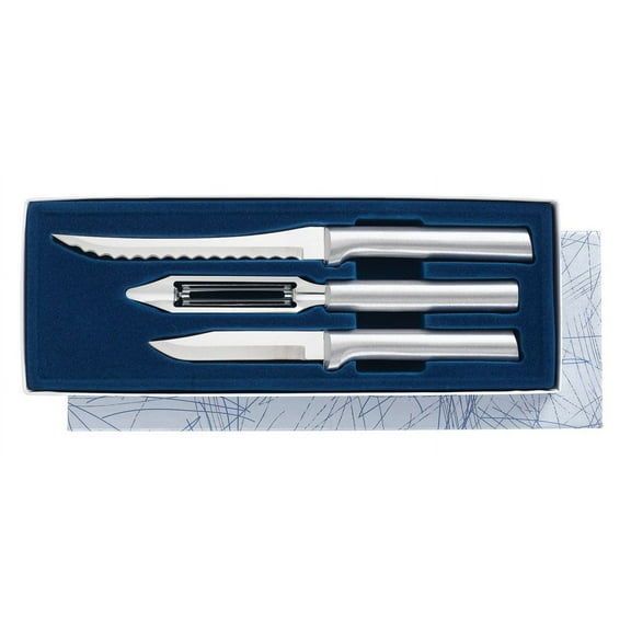 Rada Cutlery Peel, Pare and Slice Set, Silver Handle