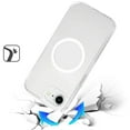 thumbnail image 2 of For iPhone 17E / 16E / SE4 [Magnetic Circle] Smooth Safe Matte Feel Hybrid Case - Clear, 2 of 3