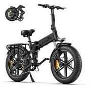 ENGWE ENGINE Pro Electric Bike for Adults 750W 20" x 4.0 Fat Tire Electric Bicycle 8-Speed Folding Ebike 48V 16Ah Battery 28MPH Max Speed 120km Mileage