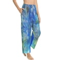 thumbnail image 2 of Balery Peacock print Women's Pajama Pants,Ultra Lightweight Pjs,Lounge Pant-X-Large, 2 of 9