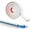 White, variant on Wall Cord Hider 78 Inch, Self Adhesive Cable Hider Cord Cover for Wires, Flexible Wire Cover Cable Raceway for Cord Management W0.59 H0.39in White