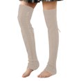 thumbnail image 3 of QLEICOM Leg Warmers,Socks for Women,Women Solid Color Knit Leg Warmers That Extend Over The Knee for Leg Coverage Stretchy Boot Socks Ideal for Cold Weather Fashion and Boot Wear Khaki, 3 of 4