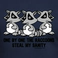 thumbnail image 3 of CafePress - One By One The Raccoons Men's Fitted T Shirt (Dark - Men's Fitted T-Shirt, 3 of 4