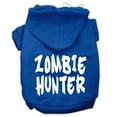 thumbnail image 3 of Halloween Pet, Dog  Cat Hoodie Screen Printed, "Zombie Hunter", 3 of 10