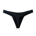 thumbnail image 4 of Pxiakgy mens briefs Men's Thongs Cotton Underwear Sports Underwear Men's Running Underwear Trackless And Fun T Pants Black+L, 4 of 5