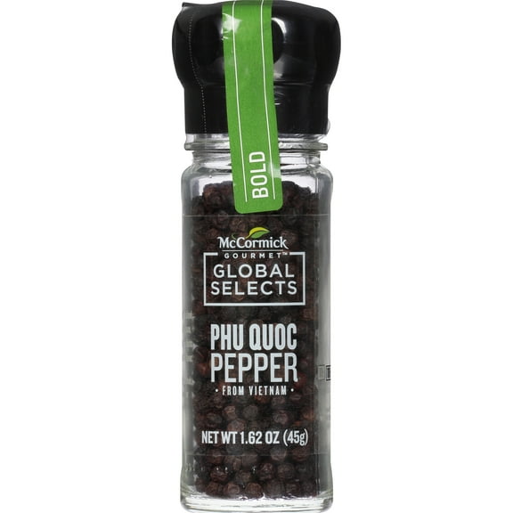 McCormick Gourmet Global Selects Phu Quoc Pepper from Vietnam, 1.62 oz Bottle