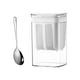 thumbnail image 3 of Colador de yogur griego Colador de alimentos 1100 ml Herramientas de cocina Separador de suero lavable casero para el hogar con malla fina para cocina Macarena Colador de yogur, 3 of 8