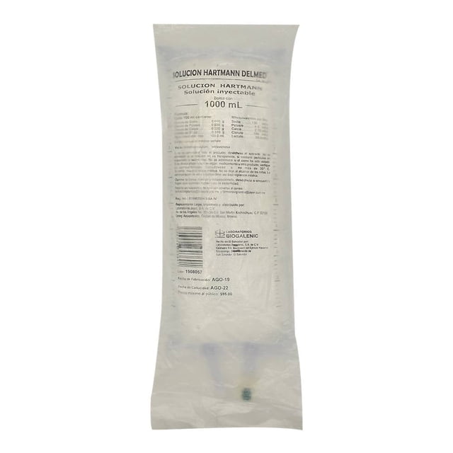 Solución Hartmann Delmed inyectable 1000 ml