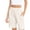 Bone, variant on Fashionmille Women's Bermuda Sweat Mid Long Length With Elastic Waist Shorts