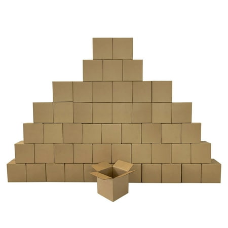UOFFICE Corrugated Boxes 5 x 5 x 5" Cube - 50 Count Shipping Box