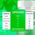 thumbnail image 4 of LipoLess Advanced Formula Pills Supporting Your Active Lifesyle Naturally Lipo Less 120 Capsules, 4 of 8