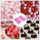thumbnail image 5 of ZHAOCHENG Molde para posavasos con 55 agujeros, de silicona antiadherente, con forma de corazón, para regalo, 5 of 5