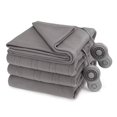 thumbnail image 1 of Sunbeam Twin, Full-Queen, King Blanket Fleece, 12 Heat Settings, 12-Hour Auto Shut-Off, Electric Heated Blanket with Controller, 1 of 9