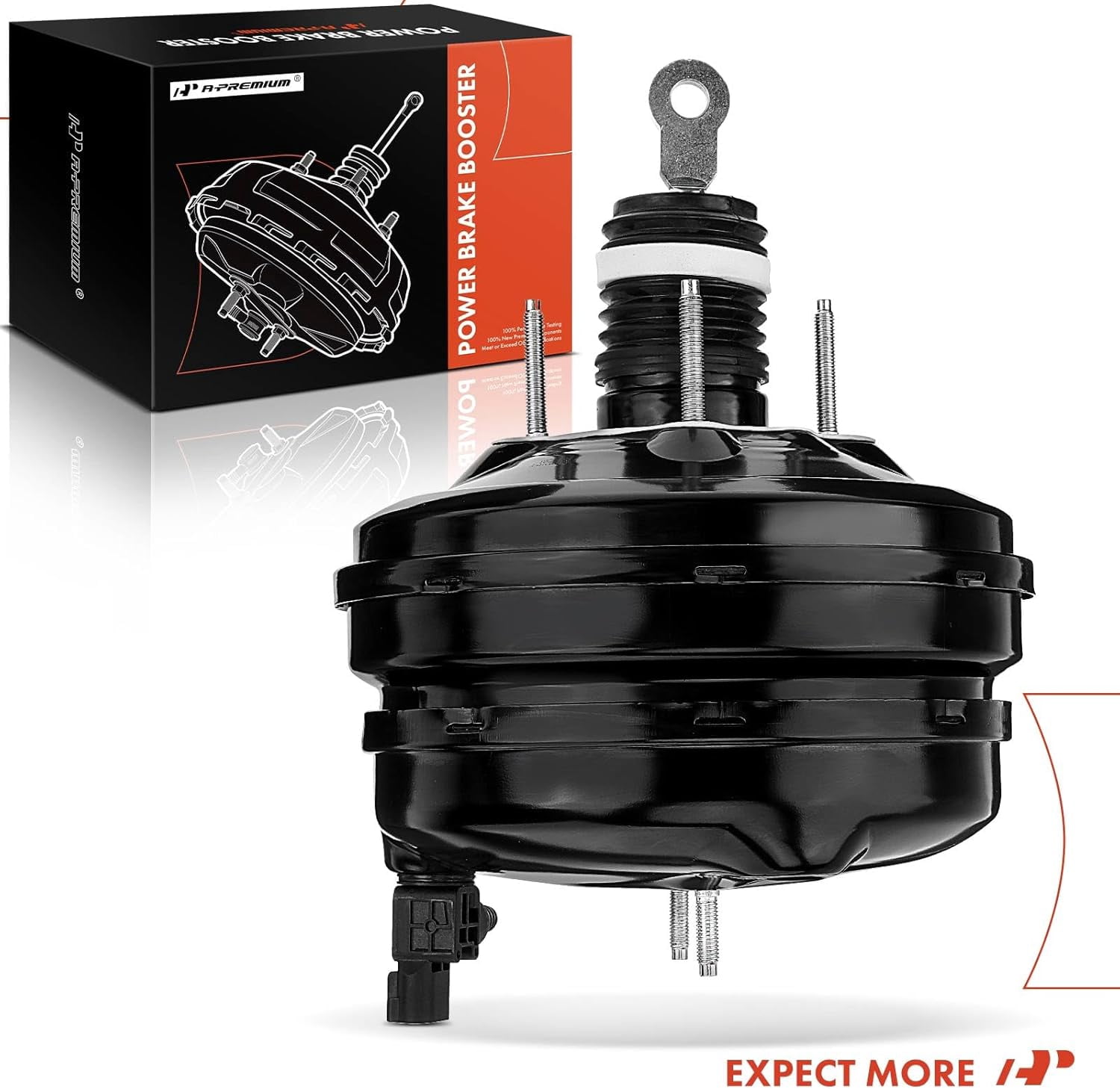 A-Premium Vacuum Power Brake Booster Compatible with Dodge Grand Caravan Chrysler Town & Country 11-16 Ram C/V 12-15 V6 3.6L Without Master Cylinder