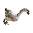 thumbnail image 2 of relayinert Miniature Feathered Goose Free Standing for Collectible Gray Gift Decoration, 2 of 6