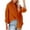 Orange, variant on under 10.00 LYXSSBYX Womens Long Sleeve Dress Women's Funny Fashion Solid Color Buttons Long Sleeve Loose Tops Blouse