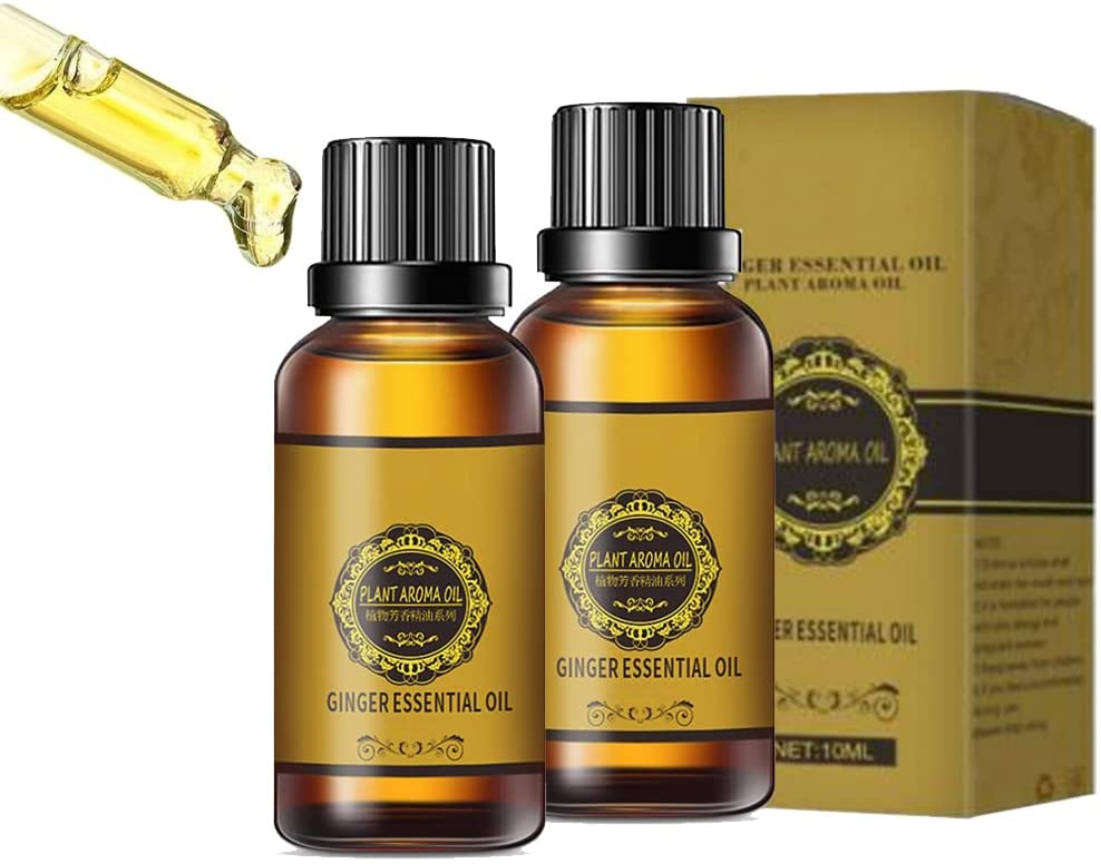 Belly Drainage Ginger Oil, Lymphatic Drainage Ginger Oil, Slimming