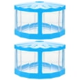 thumbnail image 1 of MasteelfCA 2Pcs Betta Small Fish Tanks Home Mini Fish Tanks Ecological Ornamental Fish Tanks, 1 of 8