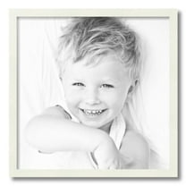 ArtToFrames 19" x 19" White Picture Frame, 19x19 inch White Wood Poster Frame (WOM-5138)