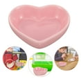thumbnail image 5 of Guangmc Heart Shaped Ceramic Serving Bowl Pink, 5 of 6
