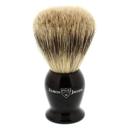 Edwin Jagger Best Badger Travel Brush with Case, (Edwin Jagger Best Badger Brush Medium)