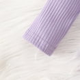 thumbnail image 6 of Zanarzt Long Sleeve Dresses for Girls Baby Girl Romper Dress Baby Dress Romper Flowers Lace Fall Spring Festival Clothes with Headband Purple,3-6 Months, 6 of 9