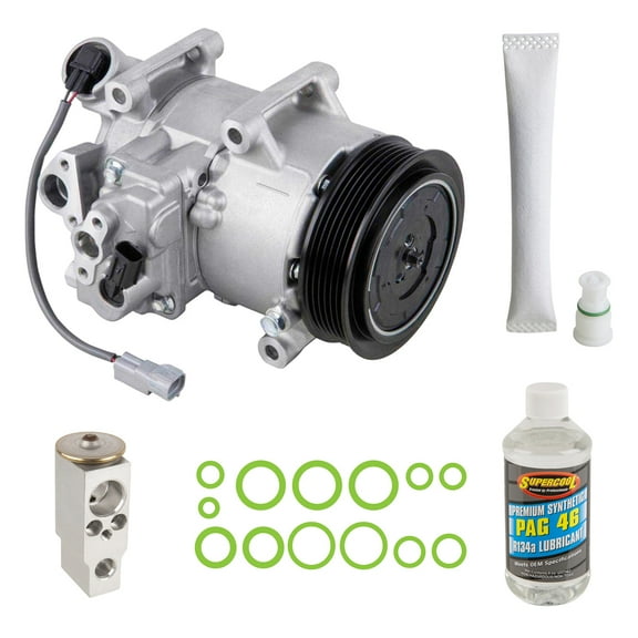 AC Compressor & A/C Kit For Subaru Outback & Legacy 2013 2014 2015 2016 - Includes Drier, Expansion Valve, Oil & O-Rings - BuyAutoParts