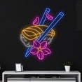 thumbnail image 3 of Handmadetneonsign Custom Sushi Neon Sign, Sushi Led Sign, Japanese Food Flower Led Light, Japan, 3 of 5