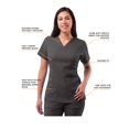 thumbnail image 1 of Adar Uniforms Women's Scrub Set - Enhanced V-Neck Top/Multi Pocket Pants, 1 of 6