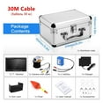 thumbnail image 2 of Underwater Fishing Camera 7 Inch Monitor 1000TVL IP68 Waterproof 15M/30M Cable Outdoor Sunvisor Winter Fishing Fish Finder ,Night Vision & Waterproof Design, 2 of 7