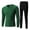 Green, variant on DYTTDG Men’s Thermal Underwear 2‑Piece Set, Soft Long Sleeve Top & Long Pants, Solid Color Base Layer, Lightweight Warm Knit Loungewear for Fall Winter Daily Wear